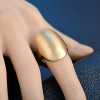 Metal silver glossy matte fashionable ring, jewelry, suitable for import, simple and elegant design