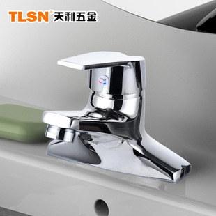 Factory Direct wholesale basin faucet washbasin faucet bathroom hot and cold mixed faucet famous two-joint copper body