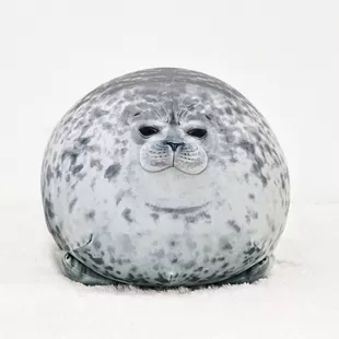 Плюшевый подголовник дляSeal, мягкая короткопушистая подушка, 30/40/60/80 см, наполнитель из 3D-по-носу хлопка