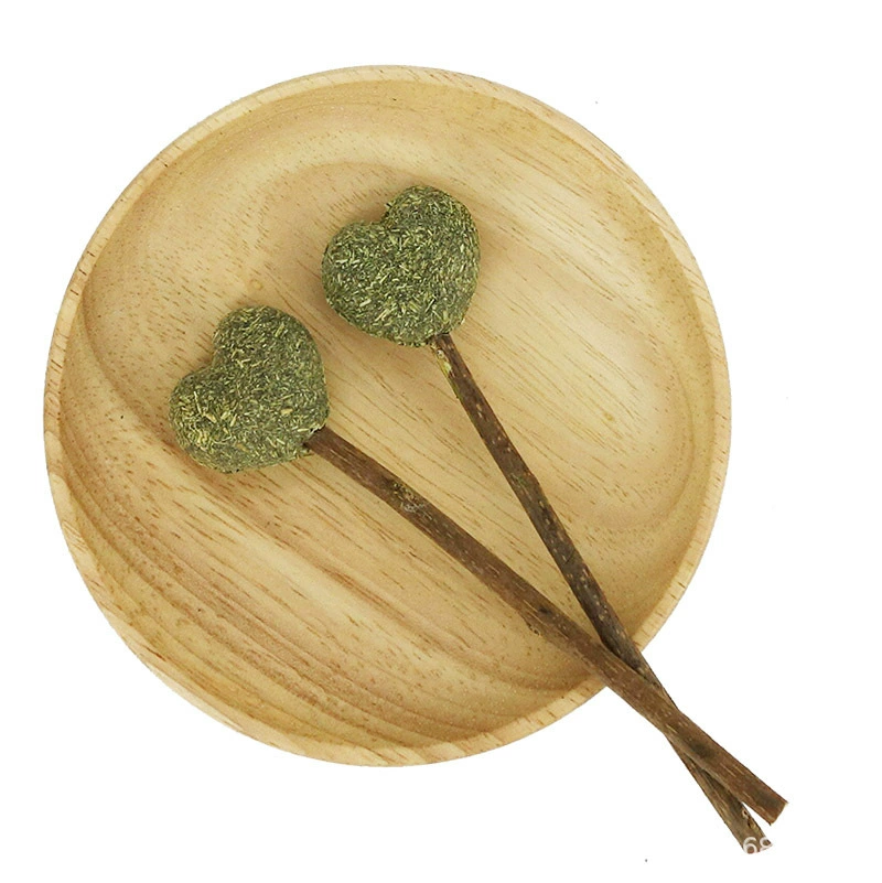 Кошачья мята маленький размер в форме сердца леденец Polygonum Multiflorum палочка забавная кошачья палочка для чистки коренных зубов игрушка для кошек закуска для кошек