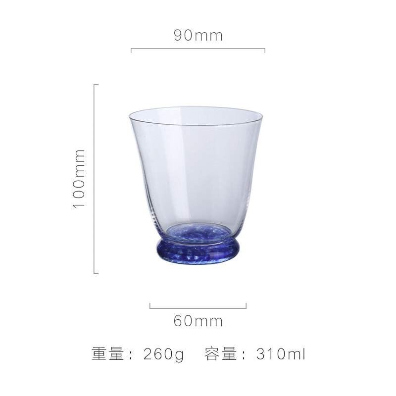 Lu jingcai flor semilla Copa artificial soplado Copa vino vidrio cristal vidrio hogar vidrio vino