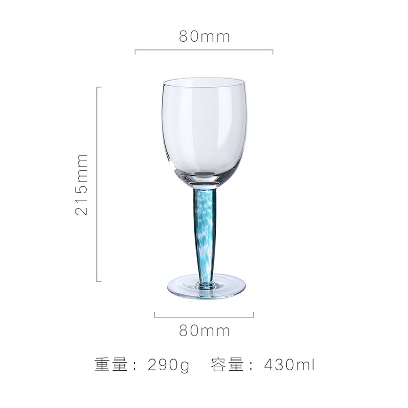 Lu jingcai flor semilla Copa artificial soplado Copa vino vidrio cristal vidrio hogar vidrio vino