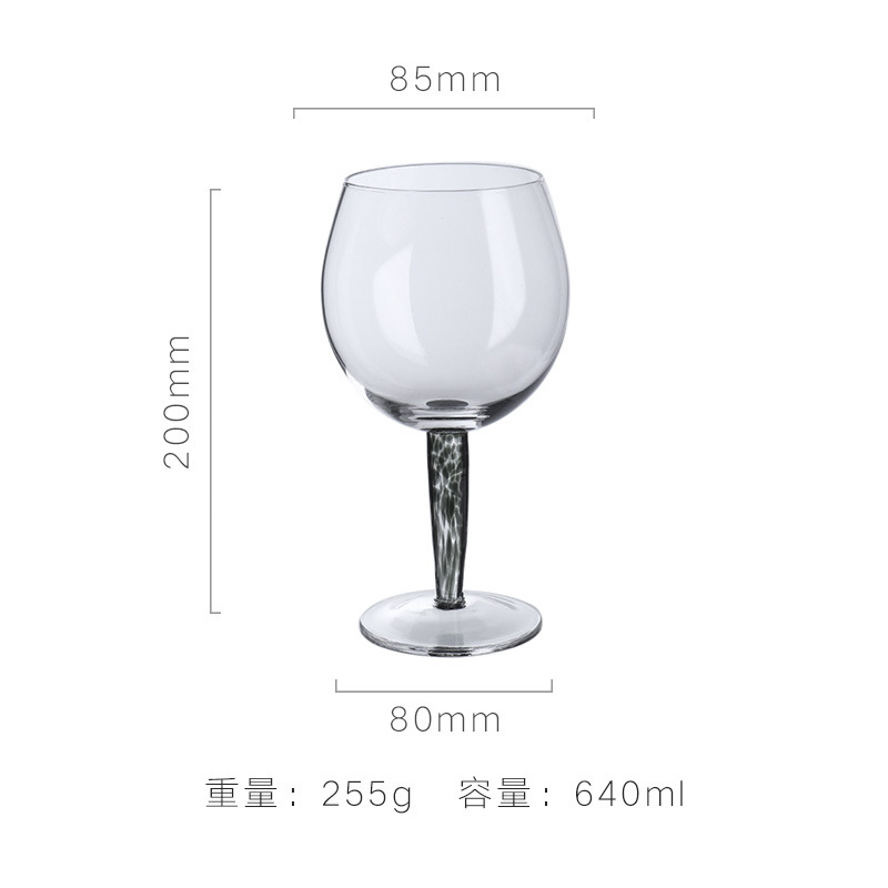 Lu jingcai flor semilla Copa artificial soplado Copa vino vidrio cristal vidrio hogar vidrio vino