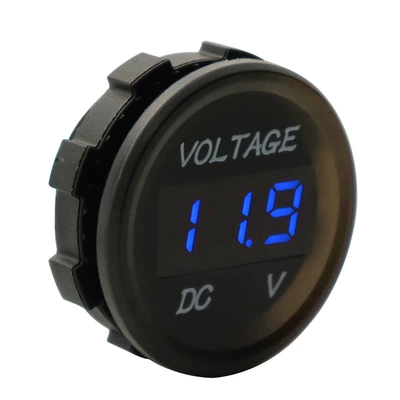 Car-mounted circular LED digital automobile instrument - blue-led-display
