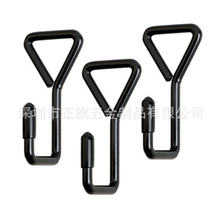 in stock Outdoor Camping Tent S Hook Metal Rope Belt Hook Ribbon Sky Curtain Iron Hook Steel Hook S Hook Cross Border