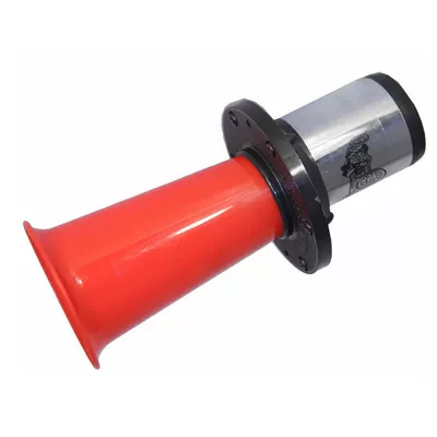 12v black car horn 110DB Car single tube horn super loud modified car truck horn (Car horn/tweeter) - red