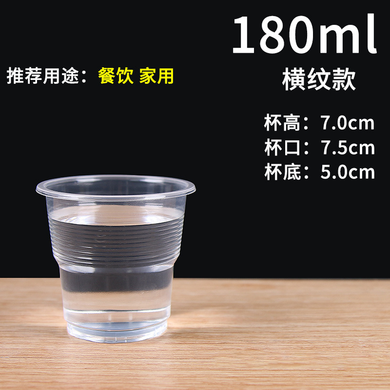 使い捨てカップ透明プラスチックカップ家庭用使い捨てカップ飲食航空カップ500/1000個セット|undefined