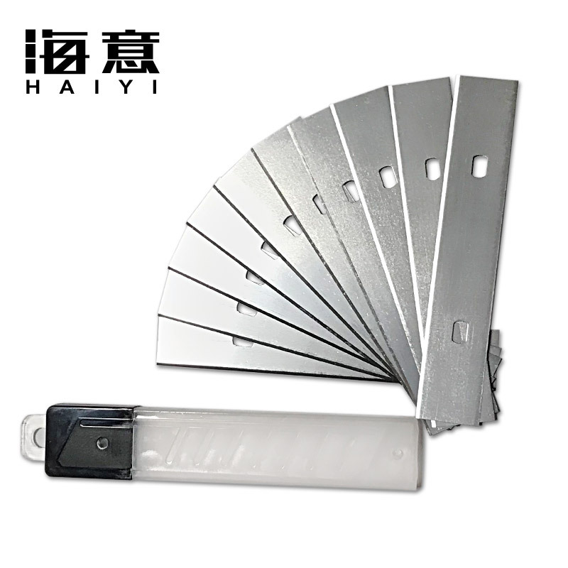 厂家批发  大椭圆孔铲刀刀片 玻璃瓷砖保洁工具 清洁除胶刮刀刀片