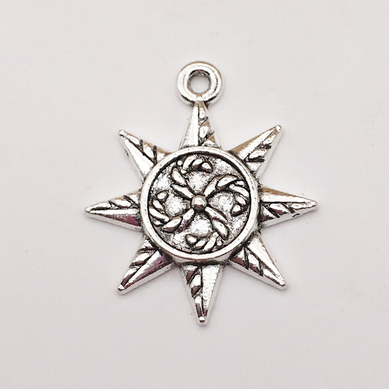 Accesorios de la joyeria DIY Hollow Star Luna sol meteoro aleacion joyeria colgante pendientes pulsera colgante