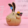 Resin craftsmanship Creative grocery Store Swing Garlic Rabbit Crafts Gift Cute Fat Rabbit KXY7PL9OKC