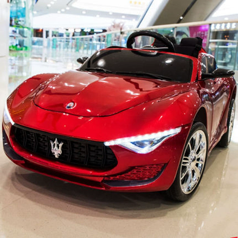 Electric children's car 12V, 4WD, Bluetooth & remote control, LED lights, leather seat