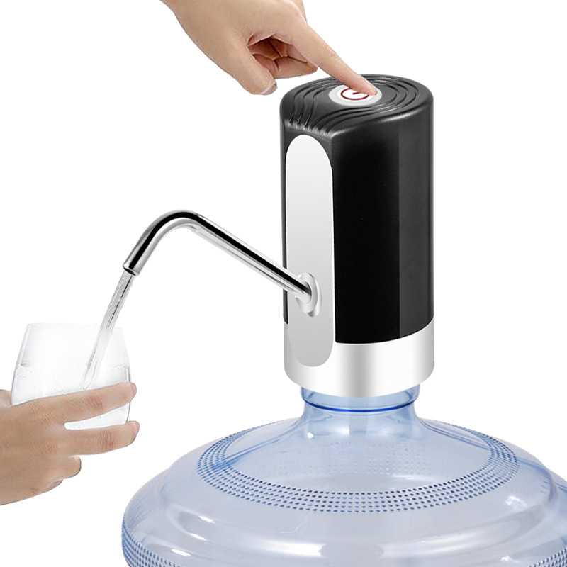 Venta al por mayor bomba de agua embotellada dispensador de agua mineral agua pura cubo de agua carga eléctrica alimentador automático de agua