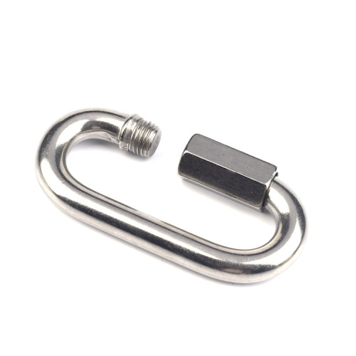 Qitong 304 stainless steel quick connect ring, connecting ring, track buckle, chain buckle, lock buckle
