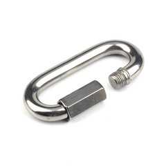 Qitong 304 stainless steel quick connect ring, connecting ring, track buckle, chain buckle, lock buckle