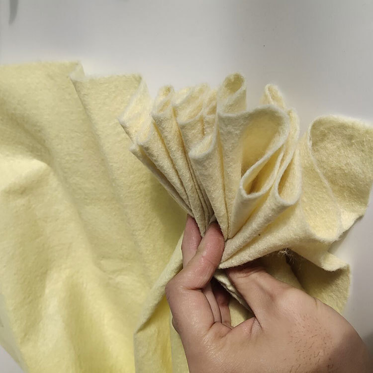 直供芳纶无纺布功能面料芳纶1414针刺过滤毡手套耐高温防火布