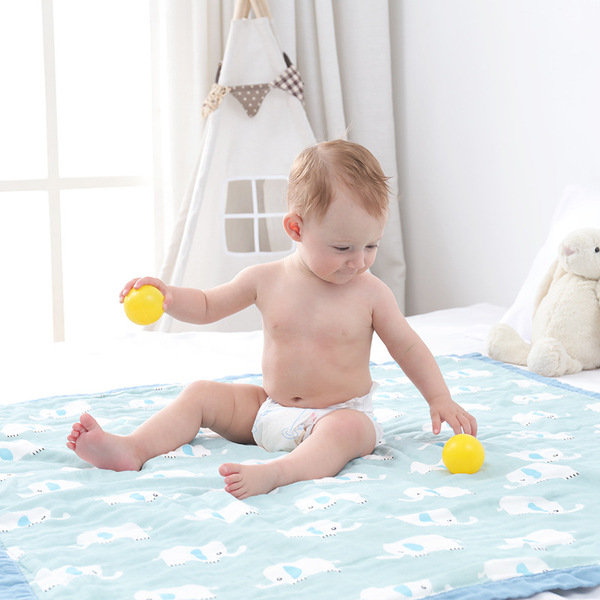 Children's cotton gauze bath towel