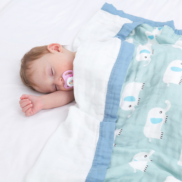 Children's cotton gauze bath towel