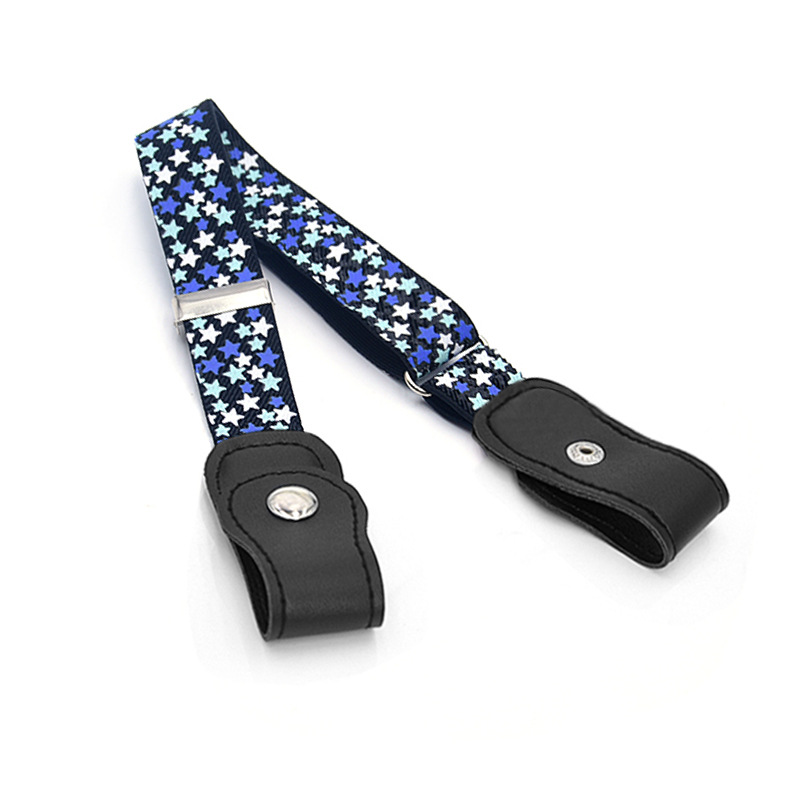 Cinturón para niños cinturón elástico para bebés niños y niñas pantalones elásticos cinturón pantalones anti-caída para niños con botón a presión en stock