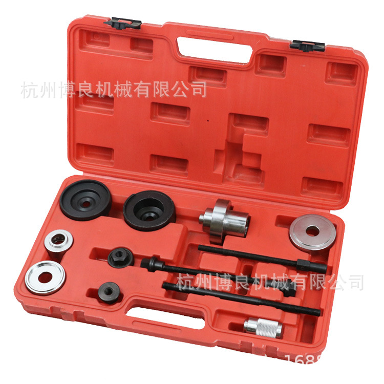 Trípode de chasis Herramienta de desmontaje de manguita de hierro Herramienta de desmontaje de buje de suspensión trasera Dispositivo de desmontaje