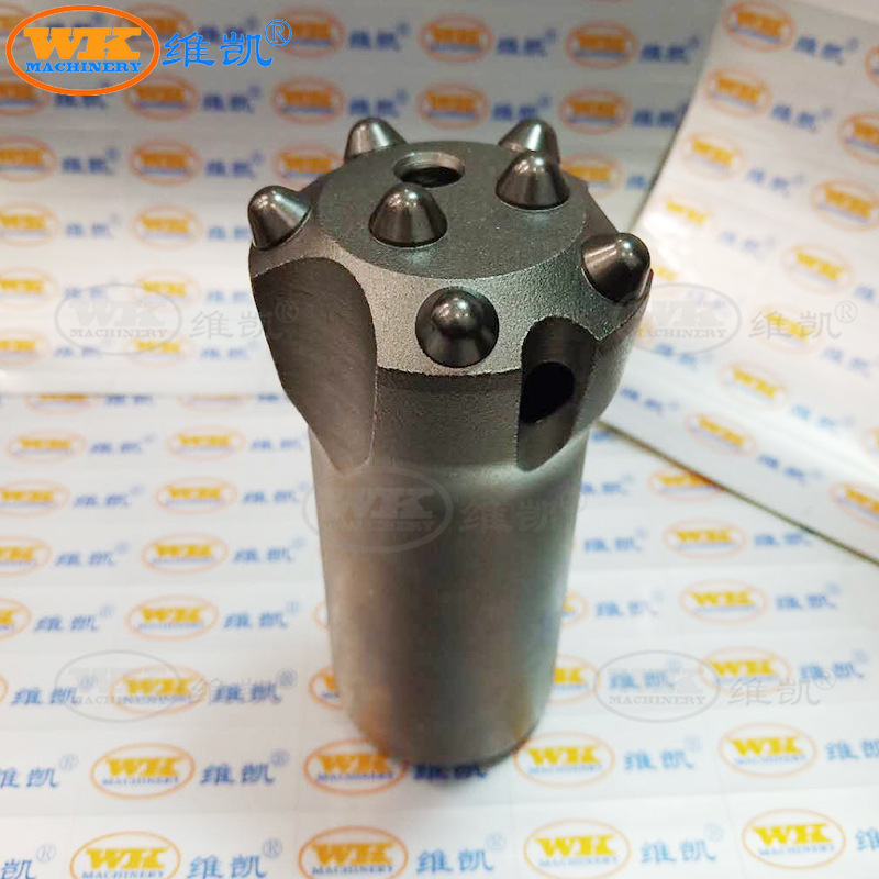 厂家直供YGZ90机型圆盘钻机钻头R32热镶螺纹柱齿球齿钻头55-70mm