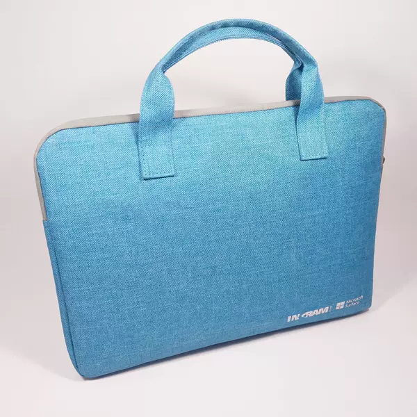 Waterproof Color Cloth Laptop Bag Laptop Protective Case Business Men's and Women's Office Computer Bag logo
