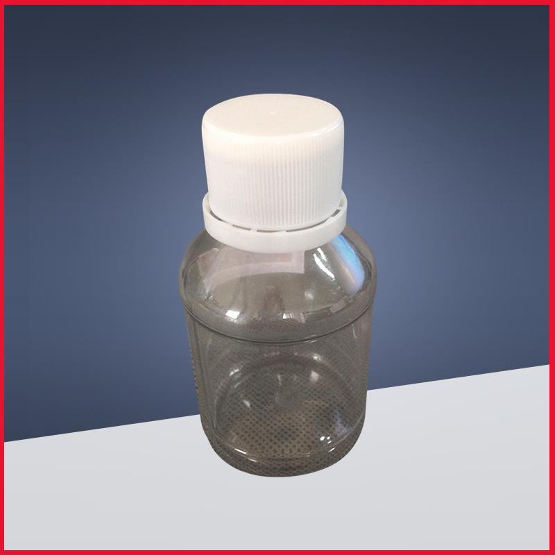 厂家供应100ml透明塑料瓶 口服液保险盖瓶 PET糖浆瓶刻度瓶液体瓶