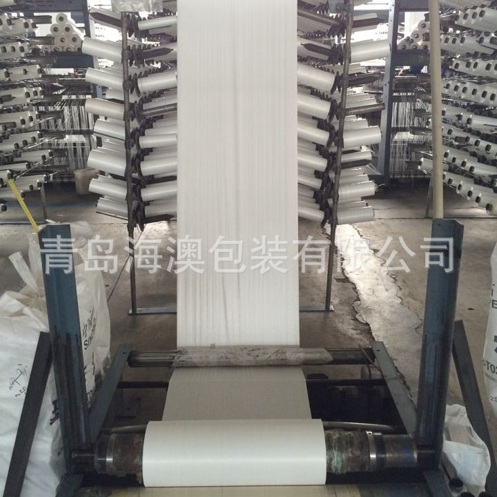 青岛聚丙烯圆筒编织布卷厂家  白色编织布卷筒料  尺寸可选择布卷