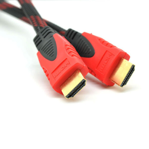 1.5m 3m 5m10m 1.4 version red and black network HDMI cable double magnetic ring computer connection TV cable