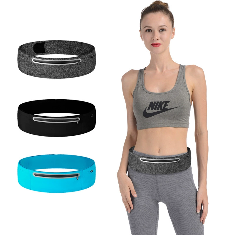 Многофункциональная ультратонкая поясная сумка для бега, мужская и женская спортивная уличная поясная сумка с защитой от кражи, Женская дорожная облегающая невидимая водонепроницаемая сумка