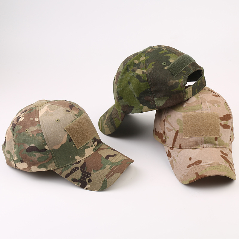 Los aficionados militares al aire libre Python gorra de béisbol de los hombres de camuflaje táctico sombrero deportivo Velcro casquillo enarbolado de una sola pieza de entrega al por mayor