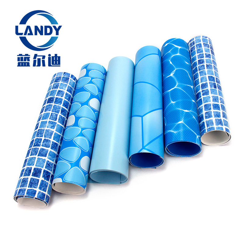 厂家批发泳池装饰 游泳池PVC胶膜  泳池翻新马赛克pool pvc liner