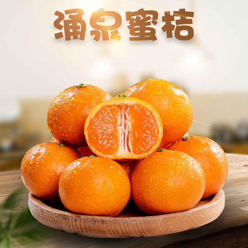 【新果】临海涌泉蜜桔 代发2.5斤新鲜黄蜜桔当季水果非砂糖桔子