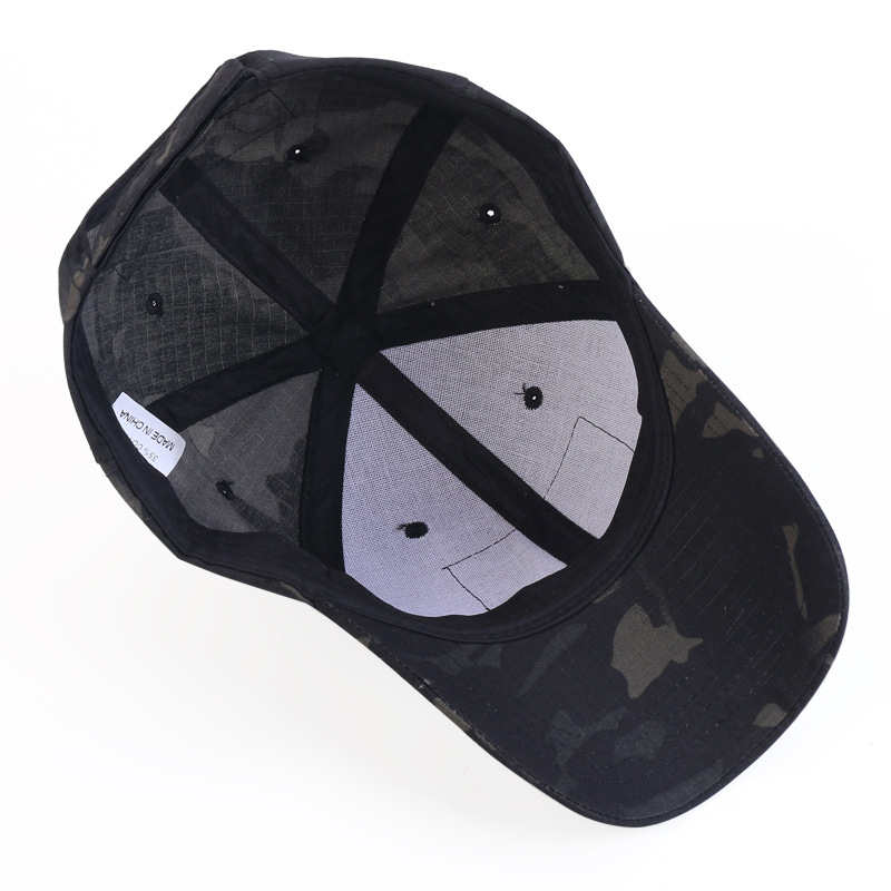 Los aficionados militares al aire libre Python gorra de béisbol de los hombres de camuflaje táctico sombrero deportivo Velcro casquillo enarbolado de una sola pieza de entrega al por mayor