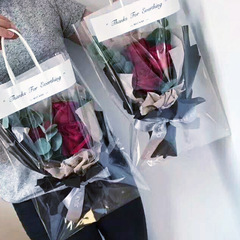 手提袋  網紅INS手提鮮花手提袋批發禮品袋七夕教師節禮物包裝袋