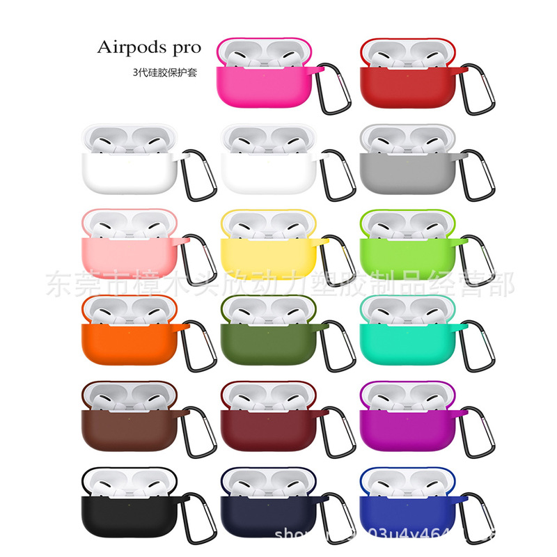 For airpods pro Siamese Protective Case Apple airpods3 Wireless Headset Silicone Protective Case in Stock For airpods pro Siamese Protective Case Apple airpods3 Wireless Headset Silicone Protective Case in Stock