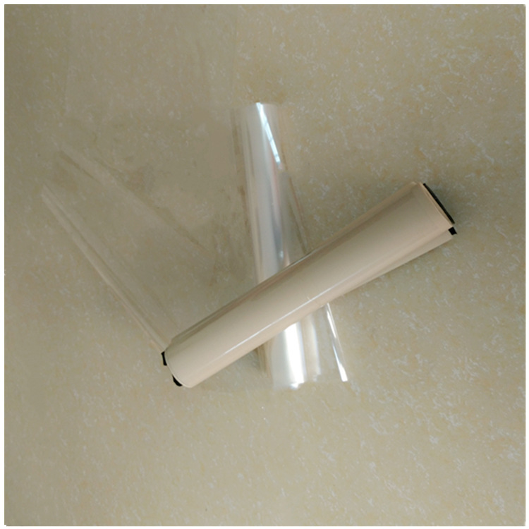 诸暨市PET涂胶膜粘贴布料隐形袜子热烫印底膜 pet离型膜厂家直销