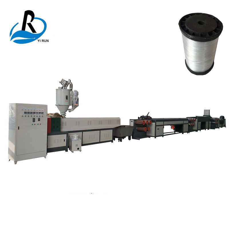 莱州一润机械尼龙割草线塑料织网丝风筝线塑料圆丝单丝拉丝机组