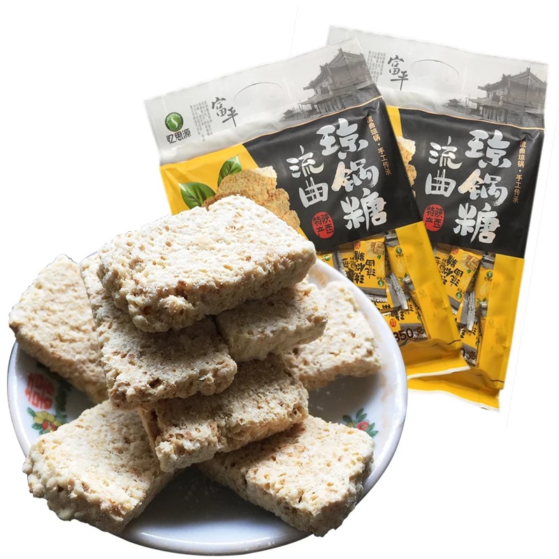 陕西特产批发忆思源300g琼锅糖独立包装富平特产西安特产零食小吃