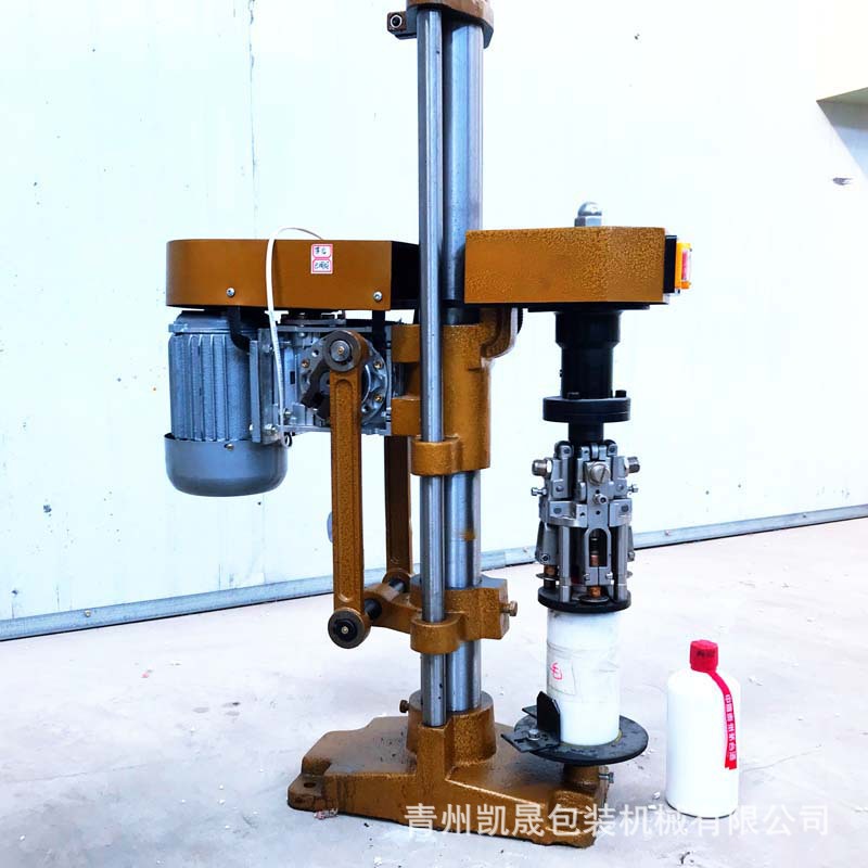 半自动白酒封口机小型电动封口机橄榄油瓶旋盖机茅型瓶封口机食品
