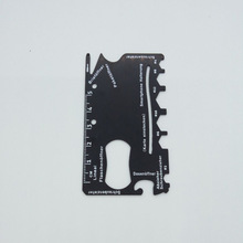 定制野营工具卡多功能卡刀子信用卡刀不锈钢军刀卡户外求生卡片