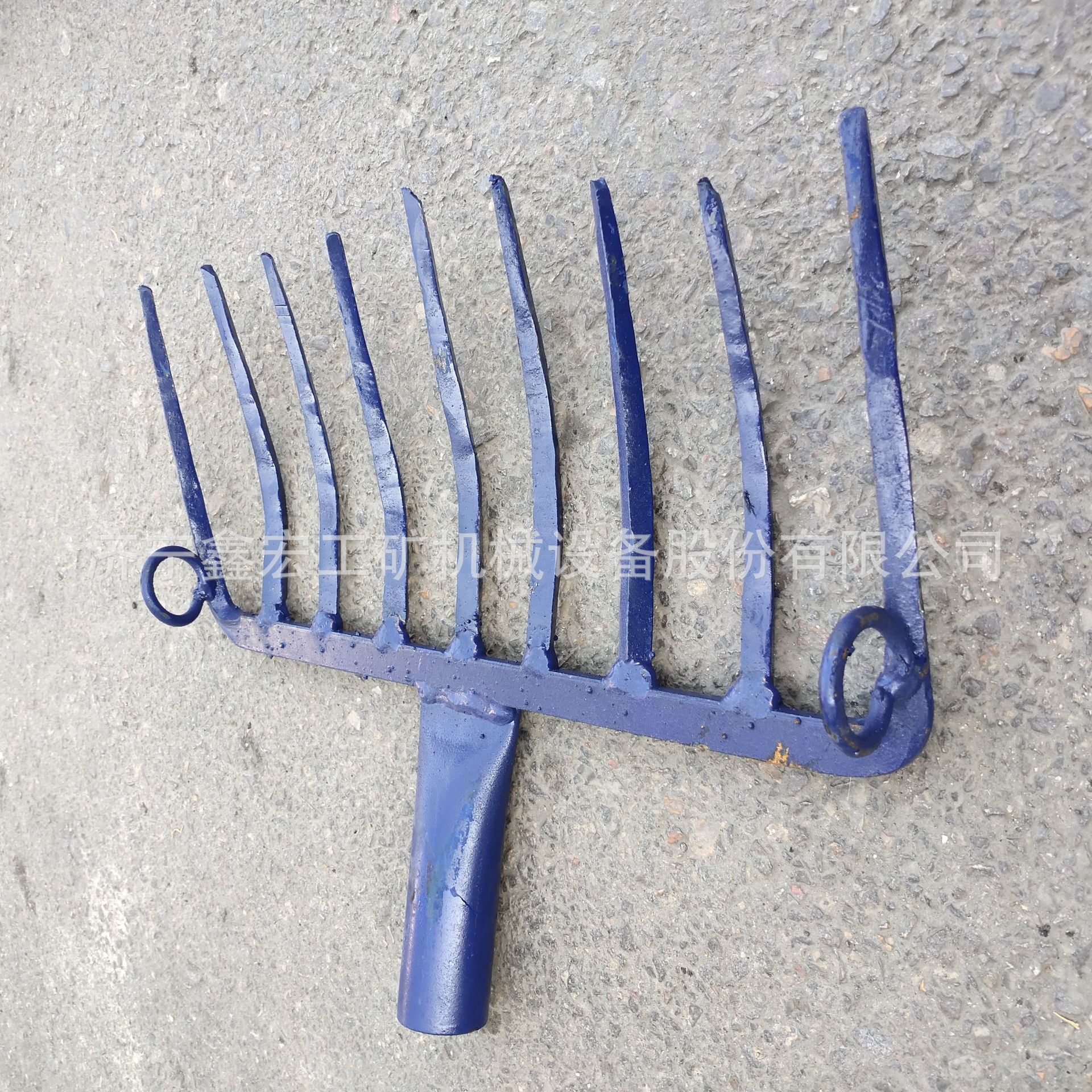 轨道石子九齿拉耙 道砟拉耙 9齿大拉耙 线路维修用九齿拉耙