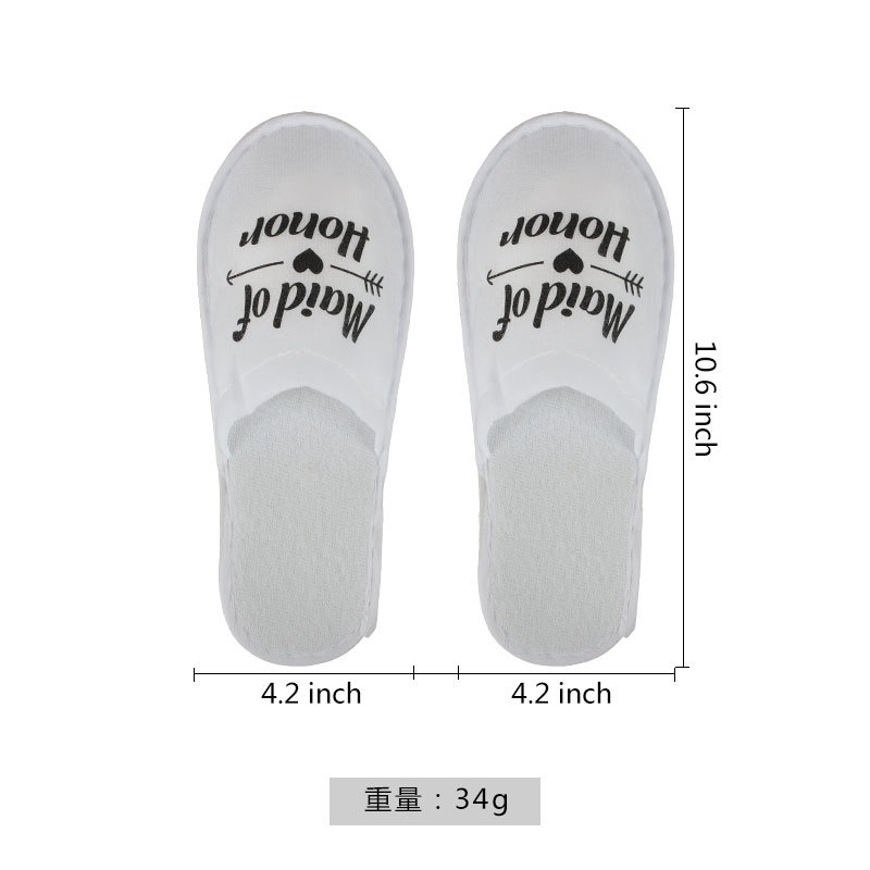Zapatillas Desechables para Boda de Tela, Portátil, para Hotel y Fiestas