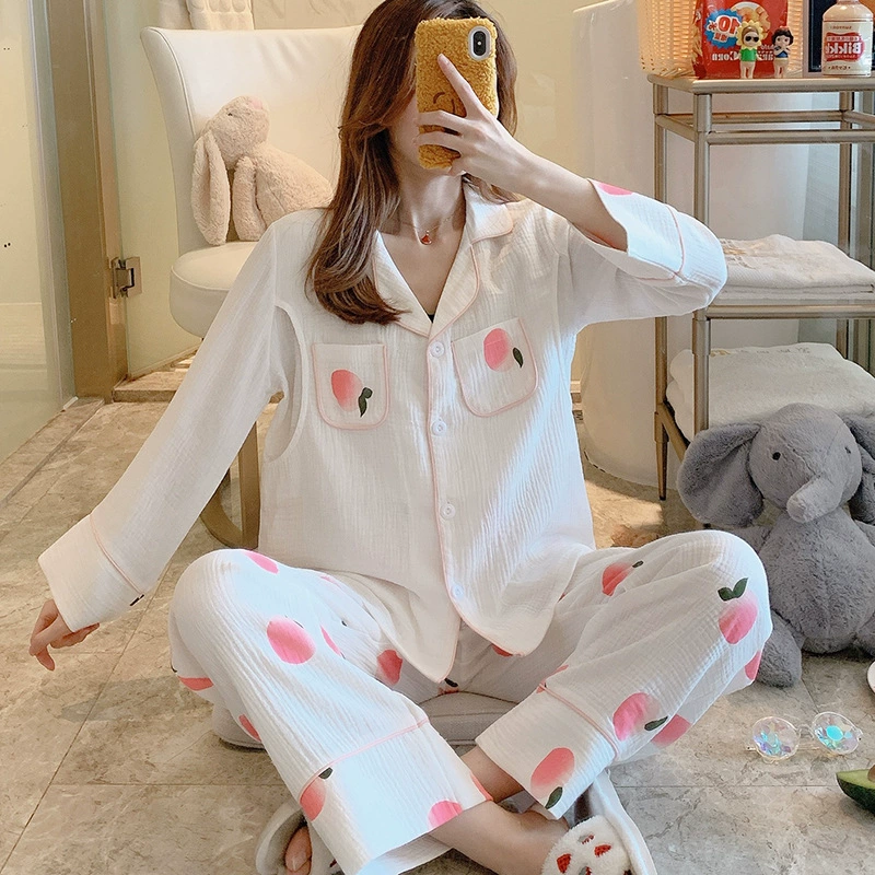 Большое количество в наличии Летнее Новое Марлевое Платье 8516 летом удобные Пот Впитывающие дышащие тонкие пижамы