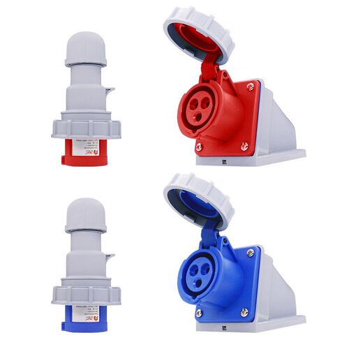 DeLixi Industrial Waterproof Plug DEP2 Aviation Connector 16A Three-core 32A Four-core 63A Five-core IP67 Connector