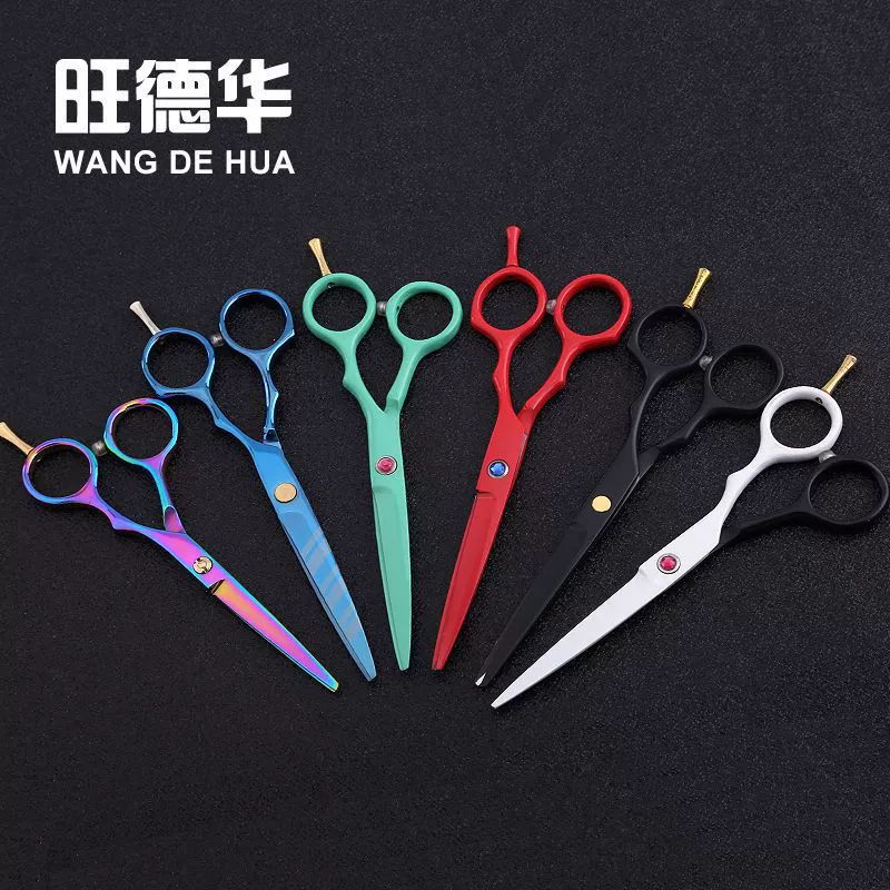 Профессиональные ножницы для стрижки волос из нержавеющей стали для стрижки челки, отличные плоские ножницы для красоты и парикмахерских услуг, прямые продажи от производителя, бесшумные ножницы для волос.