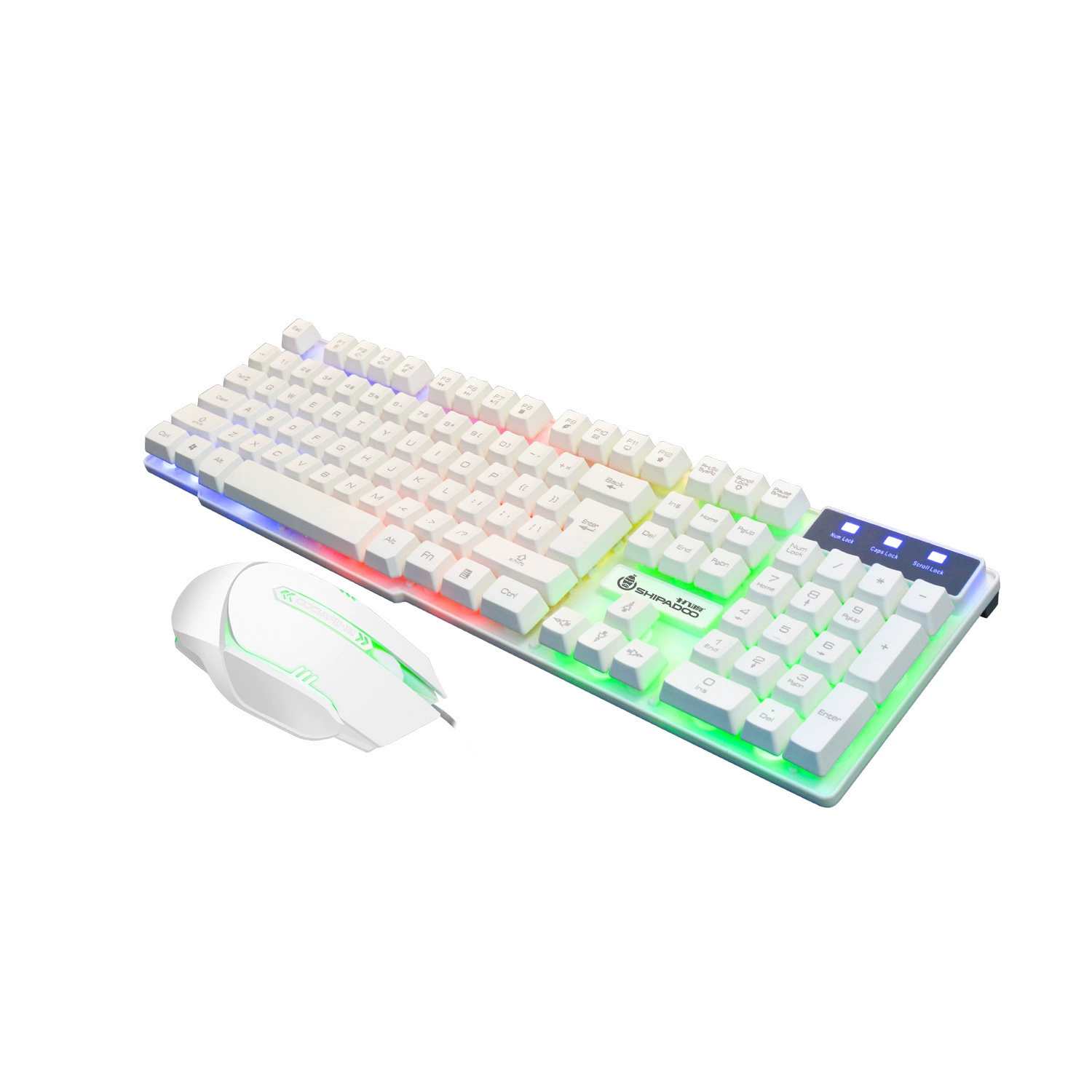 十八渡 Set, keyboard, rainbow mouse, D500