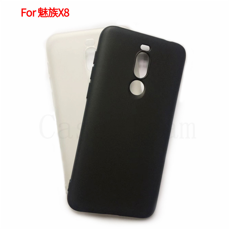 适用于 魅族Meizu X8 手机套保护套 魅族X8 磨砂手机壳布丁套素材