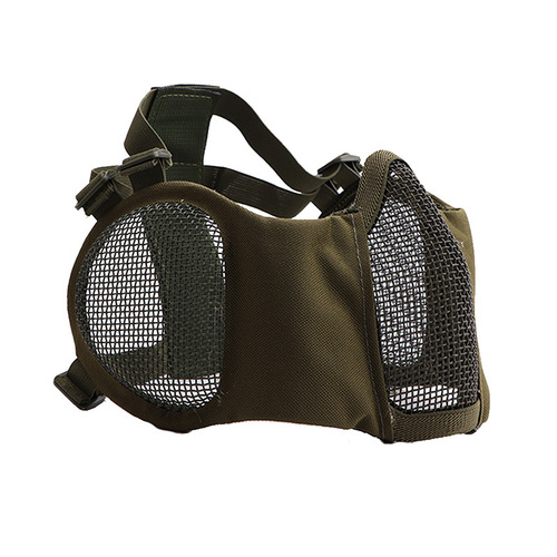 Wolf Warrior ZL-V16 upgraded extended ear protection half-face protective wire mask outdoor riding tactical protective mask