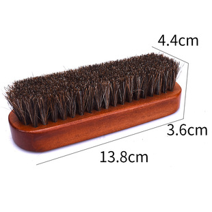 Horse hair brush log shoe brush leather shoes brush shoe polish brush polishing shoe polish shoe brush suede shoe brush