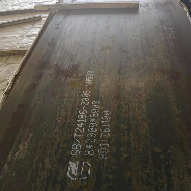 高强度高硬度NM500耐磨板 天津派旺供应耐磨钢板nm500 中厚板材